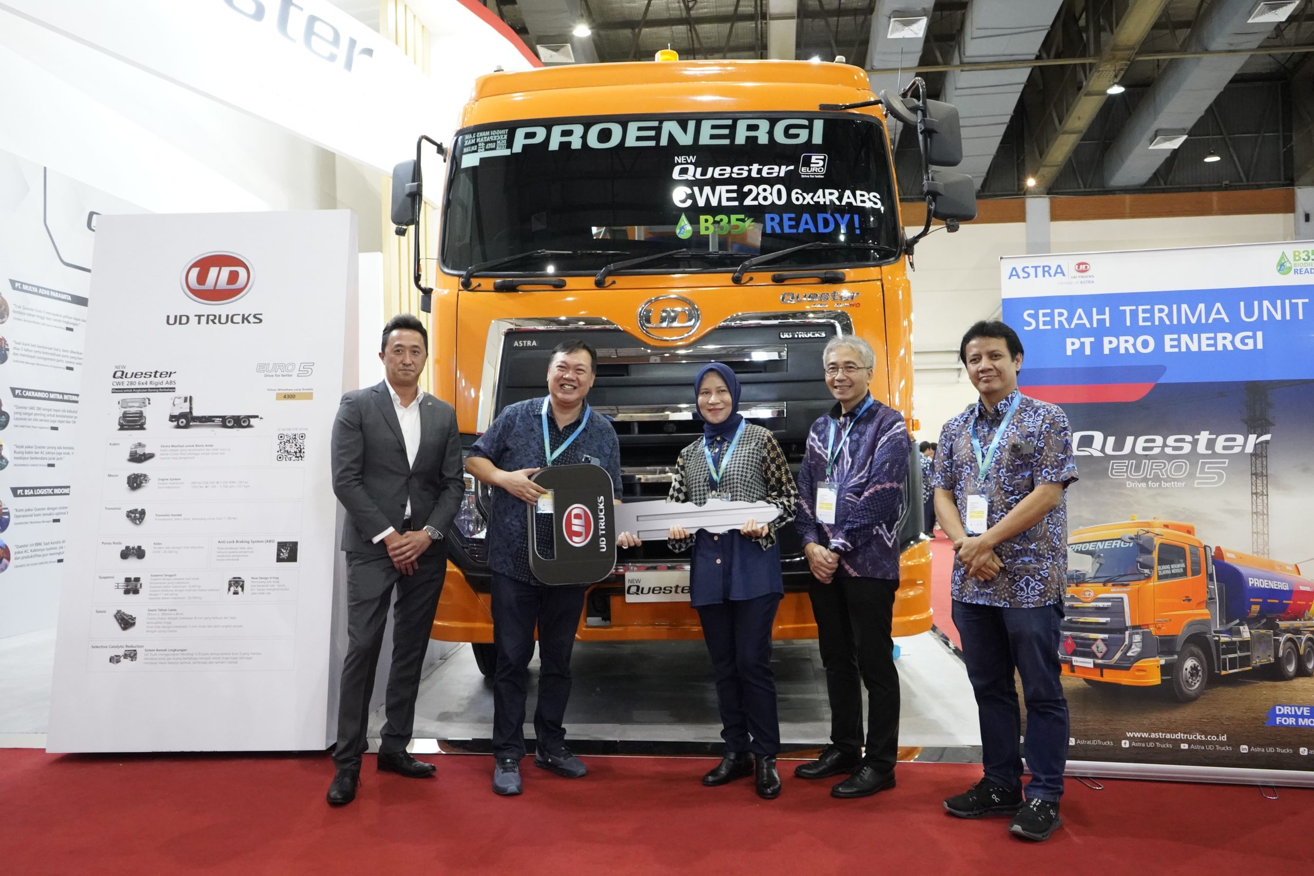 Solusi Terdepan Keselamatan Pengemudi, Purna Jual Astra UD Trucks Dorong Penjualan di GICOMVEC 2024