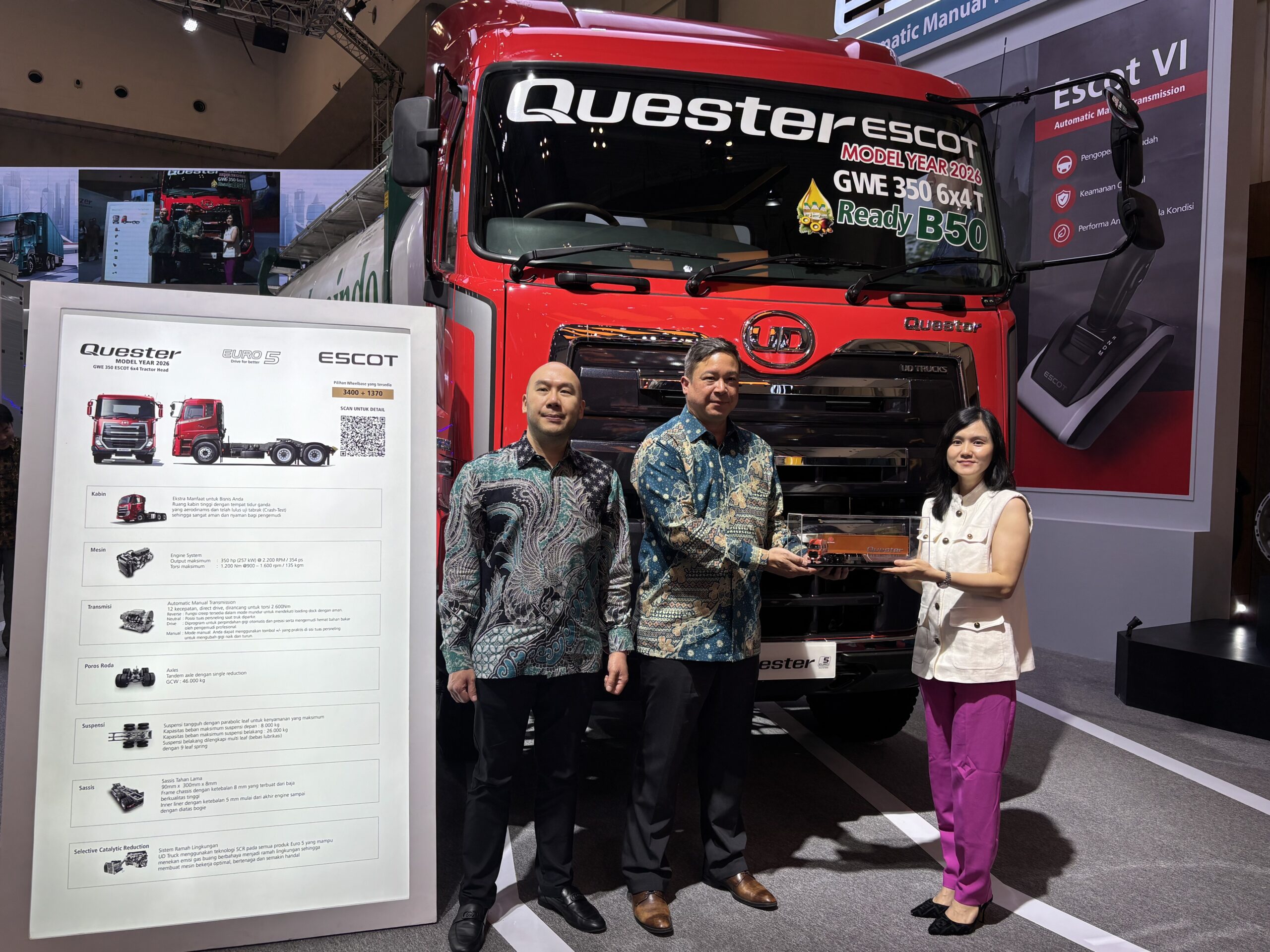 UD Trucks Indonesia Luncurkan Quester Model Year 2026, Siap Dukung Operasional yang Lebih Efisien dan Berkelanjutan